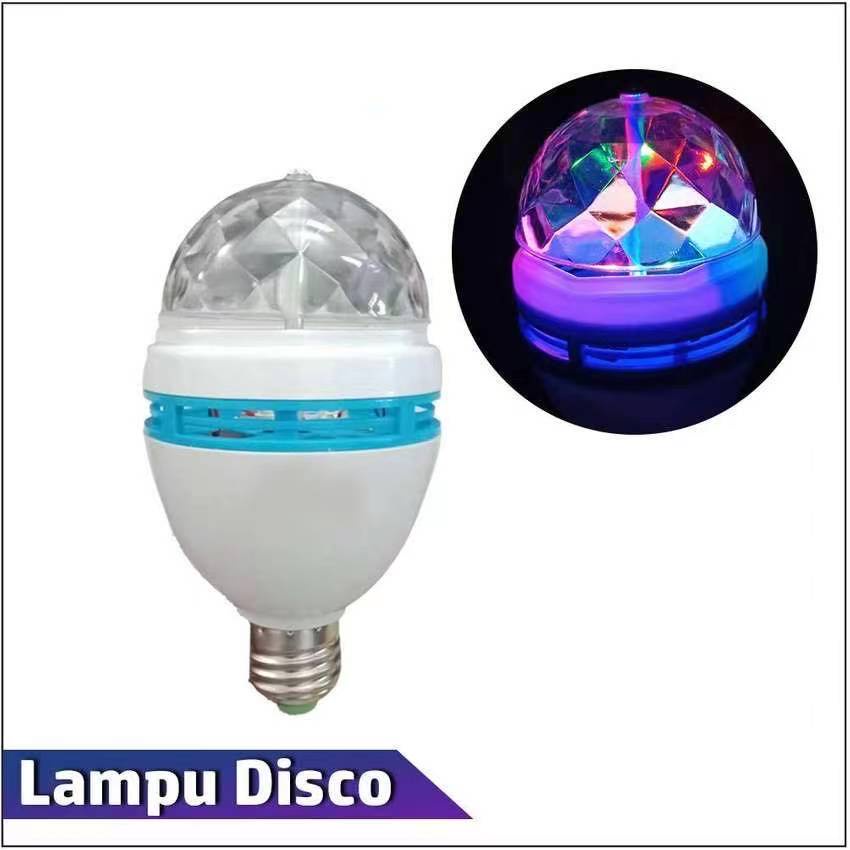 LAMPU DISCO LED WARNA WARNI Fitting tumblr mini otomatis  yoyosoo
