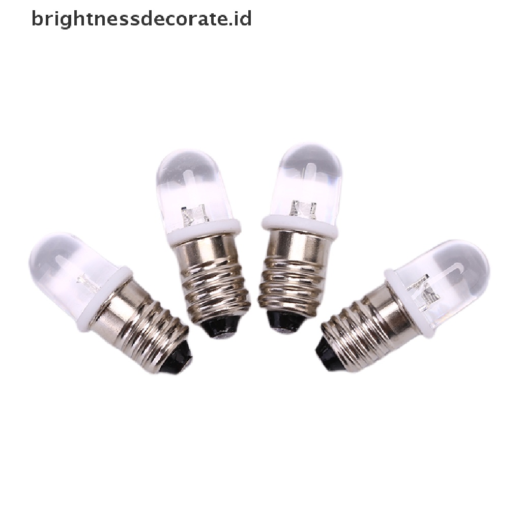 [birth] 5pcs E10 Led Bulb DC 3V 4.5V Instrument Bulb Indicator Bulb Flashlight Bulb [ID]