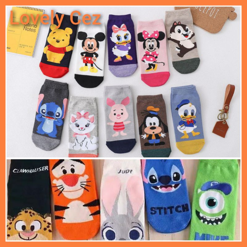 Kaos Kaki Karakter Disney Lucu