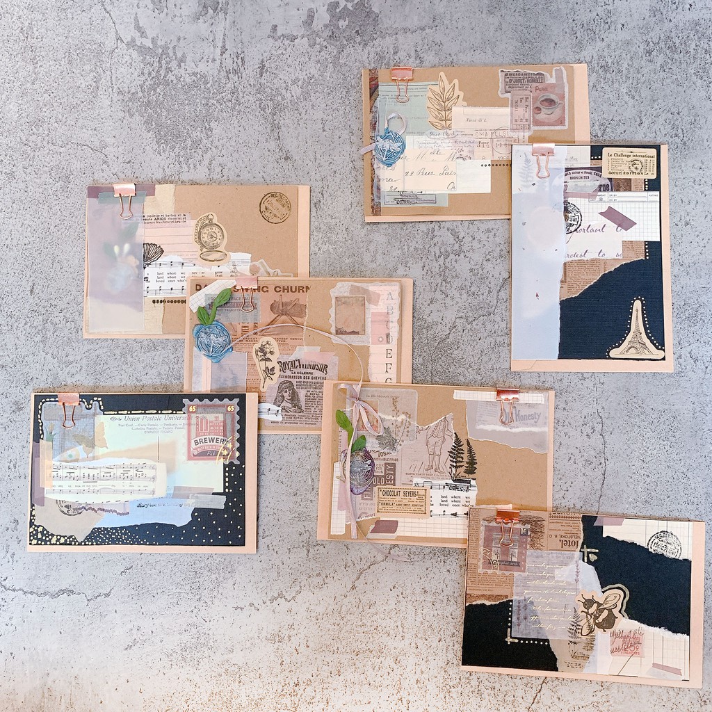 

Greeting Card Vintage Retro / Kartu Ucapan / Post Card / Bitrthday Celebration / Thank You / Journal