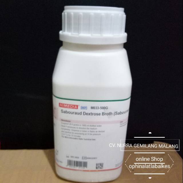 

Sabouraud Dextrose Broth (SDB) REPACKED Himedia 250g M033-500G