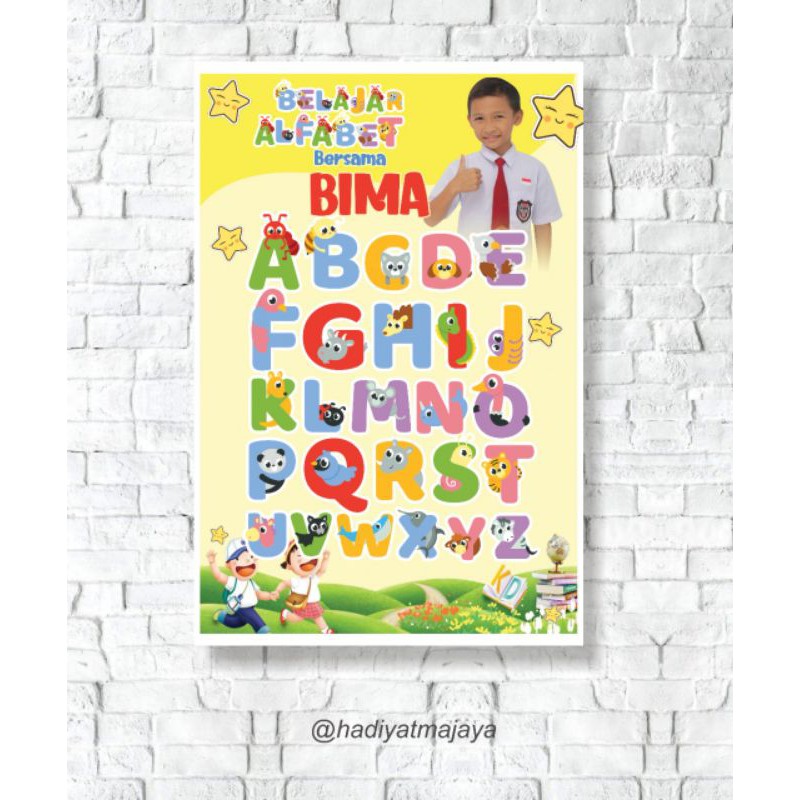 

Poster Edukasi Alfabet