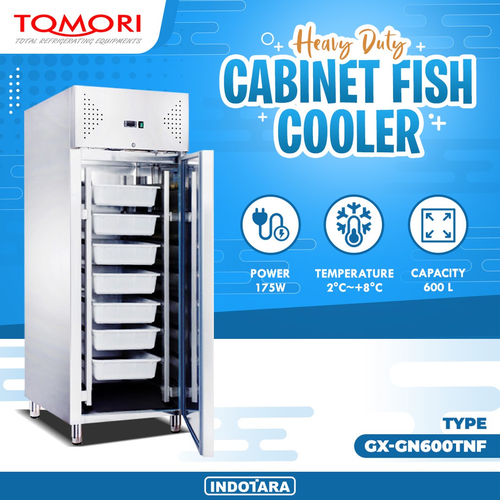 Cabinet Fish Cooler / Mesin Pendingin Ikan - TOMORI GX GN600TNF