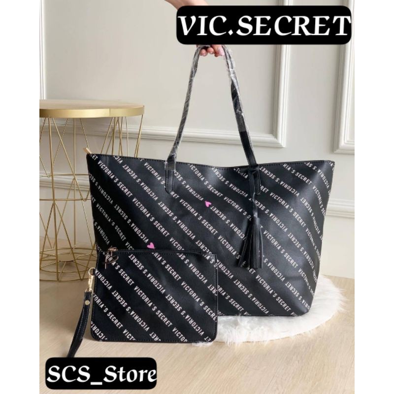 TOTEBAG WANITA VICTORIA SECRET /TAS TOTE WANITA BRANDED IMPORT TERMURAH (ORIGINAL)