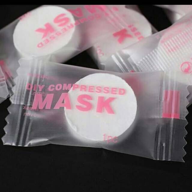 SERBA MURAH Compressed Paper Mask Sheet / Masker Ajaib