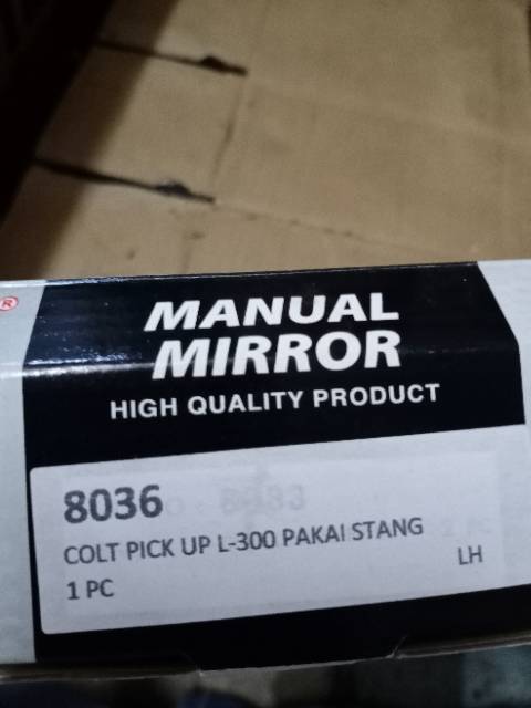 KACA SPION 8036 COLT PICK UP L300 PAKAI STANG KIRI LH MEREK EMGI