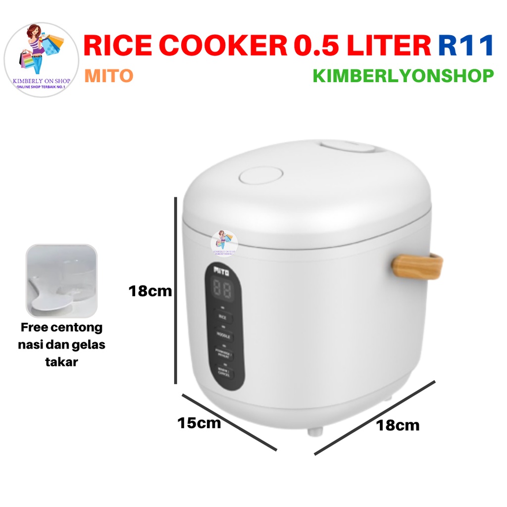 Rice Cooker Mini Digital Penanak Nasi 0,5 L R11 Mito