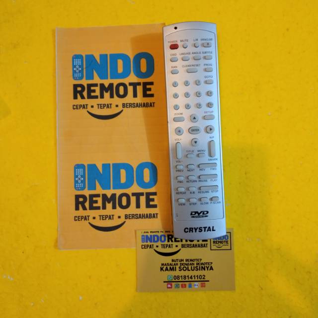 REMOTE DVD CRYSTAL PANJANG ORIGINAL