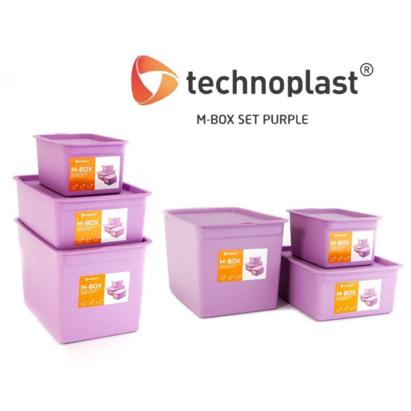 TECHNOPLAST Box Kontainer Plastik | Keranjang Baju Mainan Serbaguna