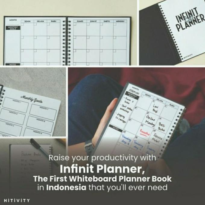 

Office & Stationery | Buku Tulis | Infinite Planner Whiteboard Bisa Dihapus. | Best Seller