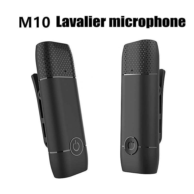 PC/Phone/Camera Microphone wireless Clip On lavalier For Sing YouTuber Facebook Live Vlog Interview Stereo Noise Cancelling