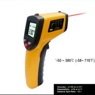 Thermogun Thermometer Termometer Infrared Pengukur Suhu GM320 | Shopee