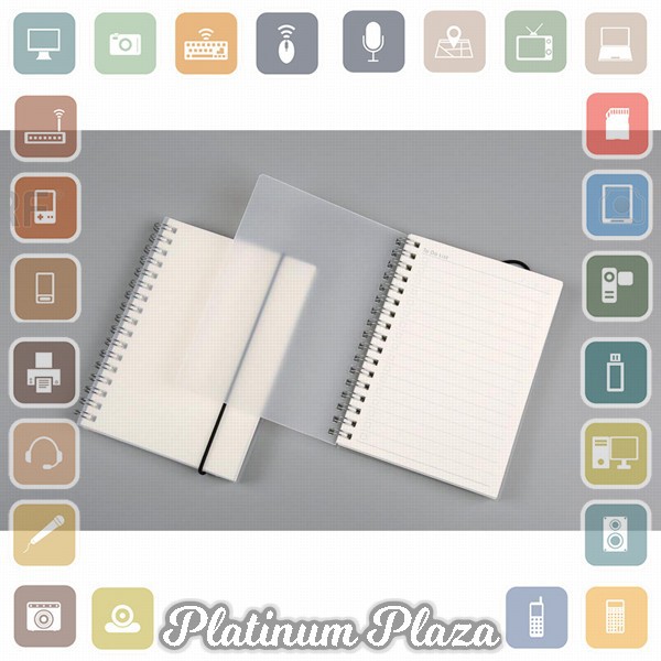 JIANWU Buku Binder Catatan Jurnal Harian Notebook Format Grid Pages Ukuran A5 - S2526`1T5UWV-- White