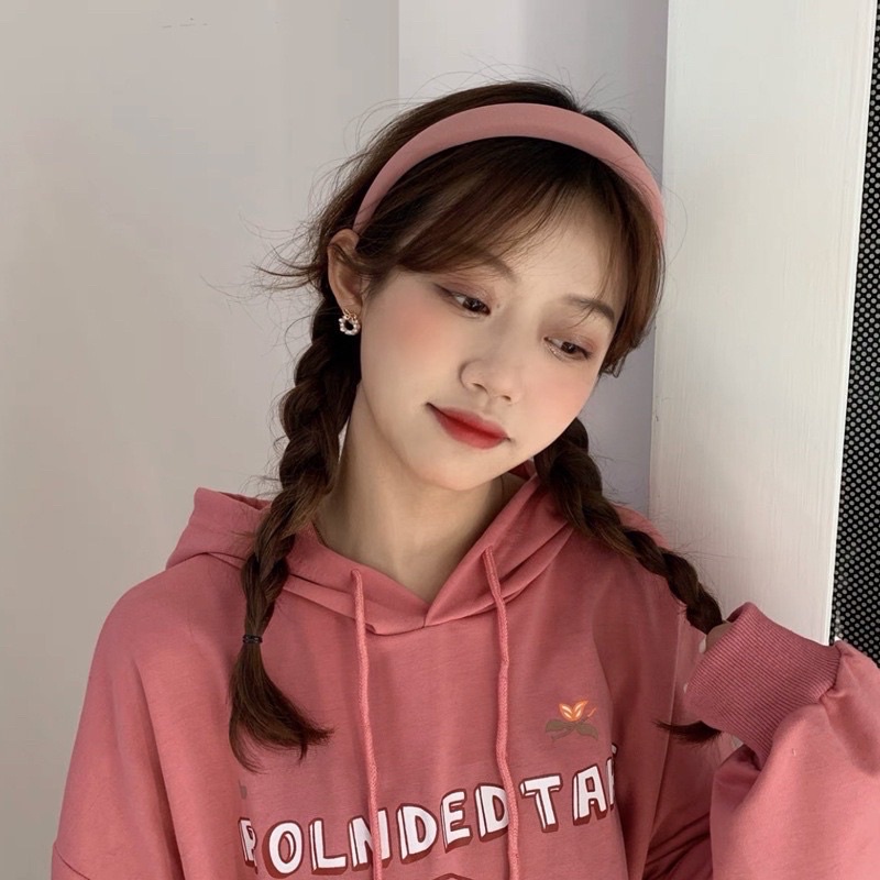 [AKSESORIS] Bando Busa Korea 2cm Warna Pastel Cloud Korean Bandana