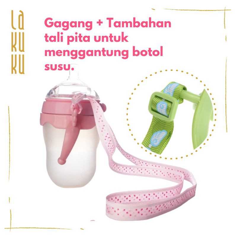 Aksesoris Tambahan Gagang Botol Susu Bayi - Bottle Handle Pegangan Botol Minum Bayi 150 ml &amp; 250 ml