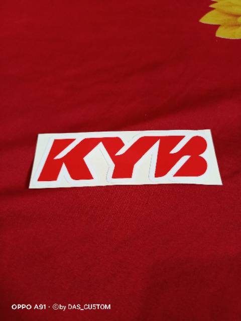 Sticker shock/bottom KYB , sticker ptinting ritrama premium