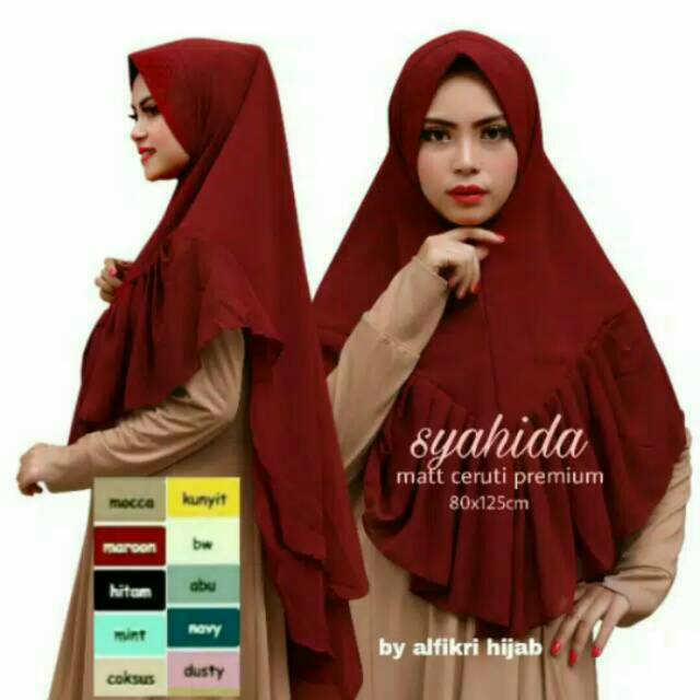 Kerudung | Jilbab | Khimar | Syari | Syahida Rample