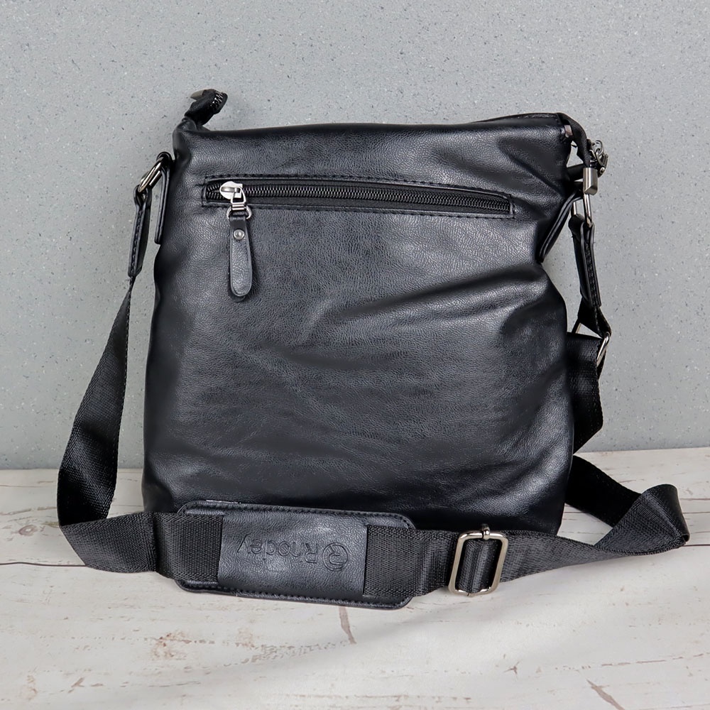 Rhodey Tas Selempang Messenger Crossbody Bag Pria - 15036 - Black