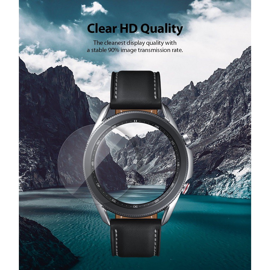 Screen Protector Samsung Galaxy Watch 3 45mm Ringke Easy Flex Screen Guard Anti Gores