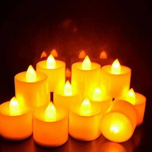 LED LILIN KECIL ELEKTRIK/ LAMPU LILIN NATAL BATERAI CICIGUDANG
