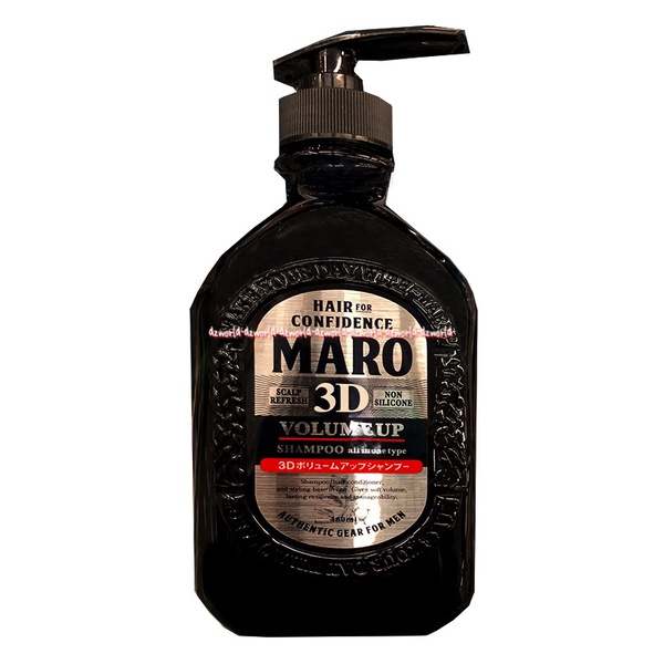 Maro 3D Volume Up 400ml Shampoo Hair Confidence For Men Shampoo Rambut Untuk Pria Laki laki