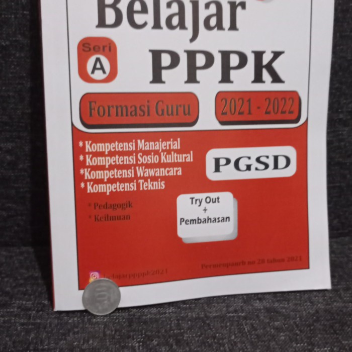 Modul Buku PPPK PGSD Guru SD 2021 ASN