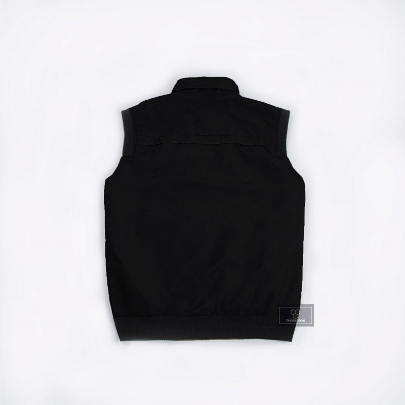 Vest Rompi Pria Wanita Casual Black Keren Medium M L XL Big Jumbo 2XL 3XL