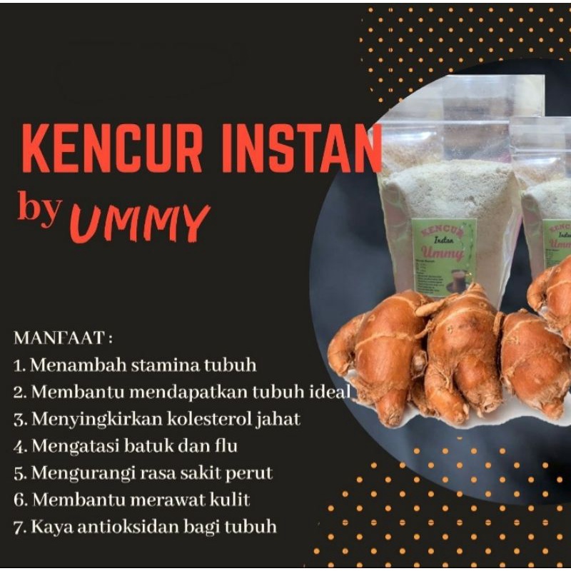

Ummy | Kencur Instan siap seduh kemasan 100gram