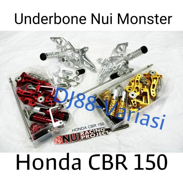 Footstep Underbone Nui Cbr 150 Step Depan Nui , Operan Gi ,