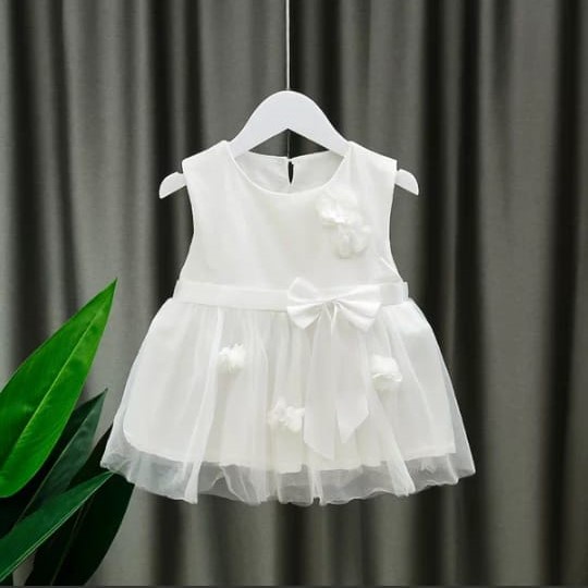 Baju MUslim anak  Baju babtis . dress anak bayi putih . baju aqiqah   CECIL dress DRESS ANAK PUTIH-Tessa dress