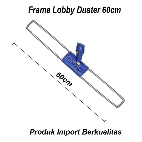 Frame Lobby Duster 60cm/Kerangka/Bingkai Kain Lobby Duster