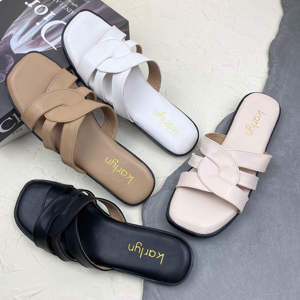 Karlyn Joan Sandal Flat Wanita