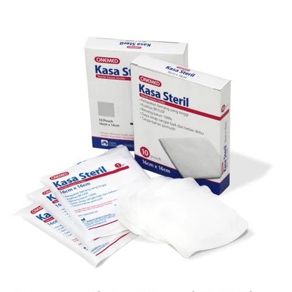 Kasa Steril 16cmx16cm OneMed / OneMed Sterile Gauze Swabs