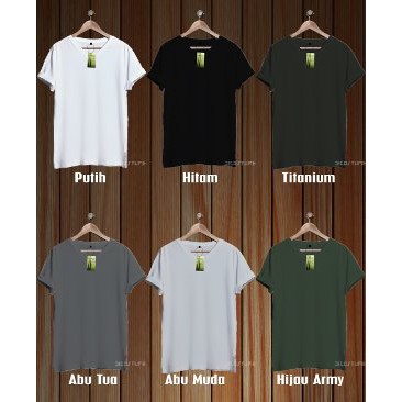 Jual Kaos Polos Katun Bambu Cotton Bamboo T Shirt V Neck XXL Diskon