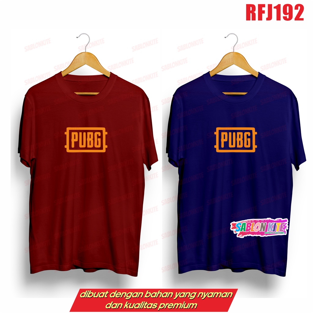 MURAH!!! KAOS GAME ANAK DEWASA RFJ192 P.U.B.G