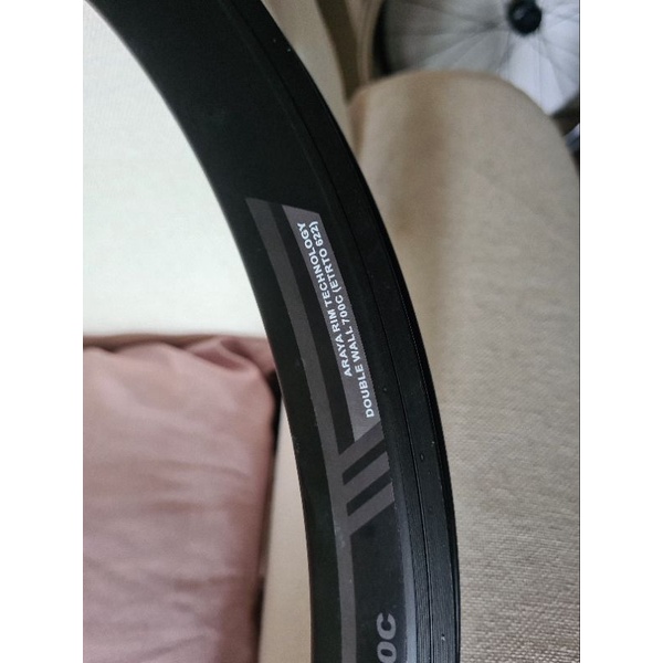 ARAYA Rims Sepeda Velg 700c KS40 Rim Roadbike Balap Fixie Road Bike 700 C Alloy High Profile Hitam Lubang 32h Hole 32 H Alloy