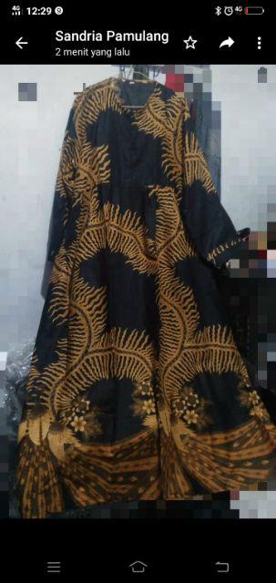 Ms Sarimbit Gamis Batik Manuk Berduri Couple Super Jumbo