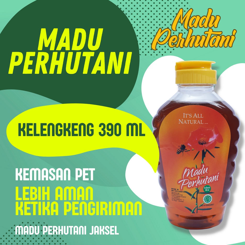 

Madu Murni Bunga Kelengkeng 390ml - Madu Perhutani