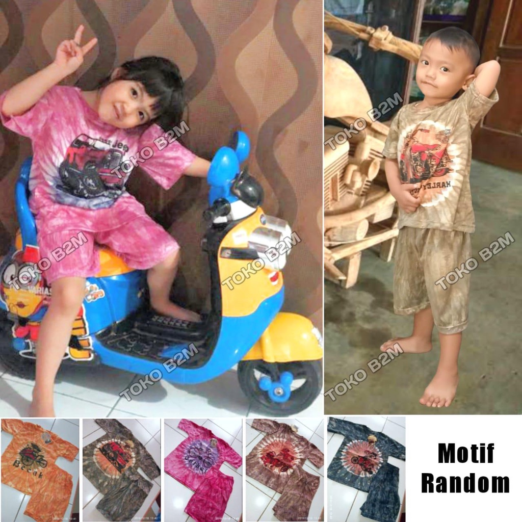 Setelan Kaos Anak Usia 1,2,3,4,5,6,7,8,9 Tahun Grosir Batik Setelan Kaos Jogja / Baju Wayang Anak