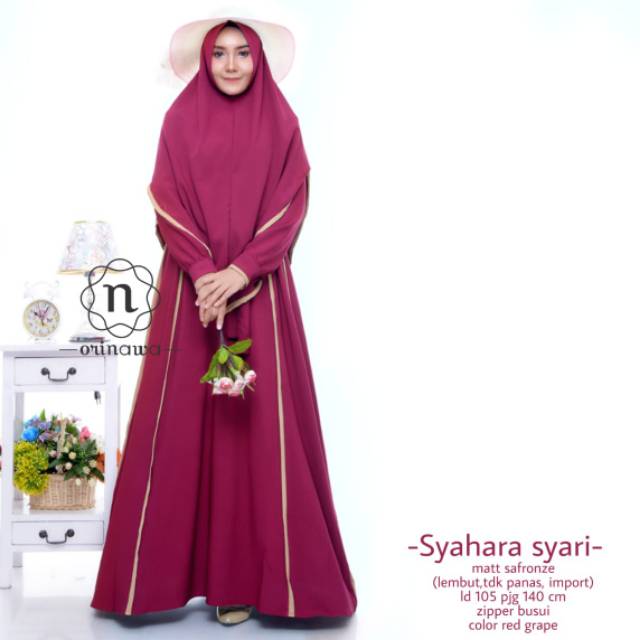 Syahara Syari ori Nawa hijab solo