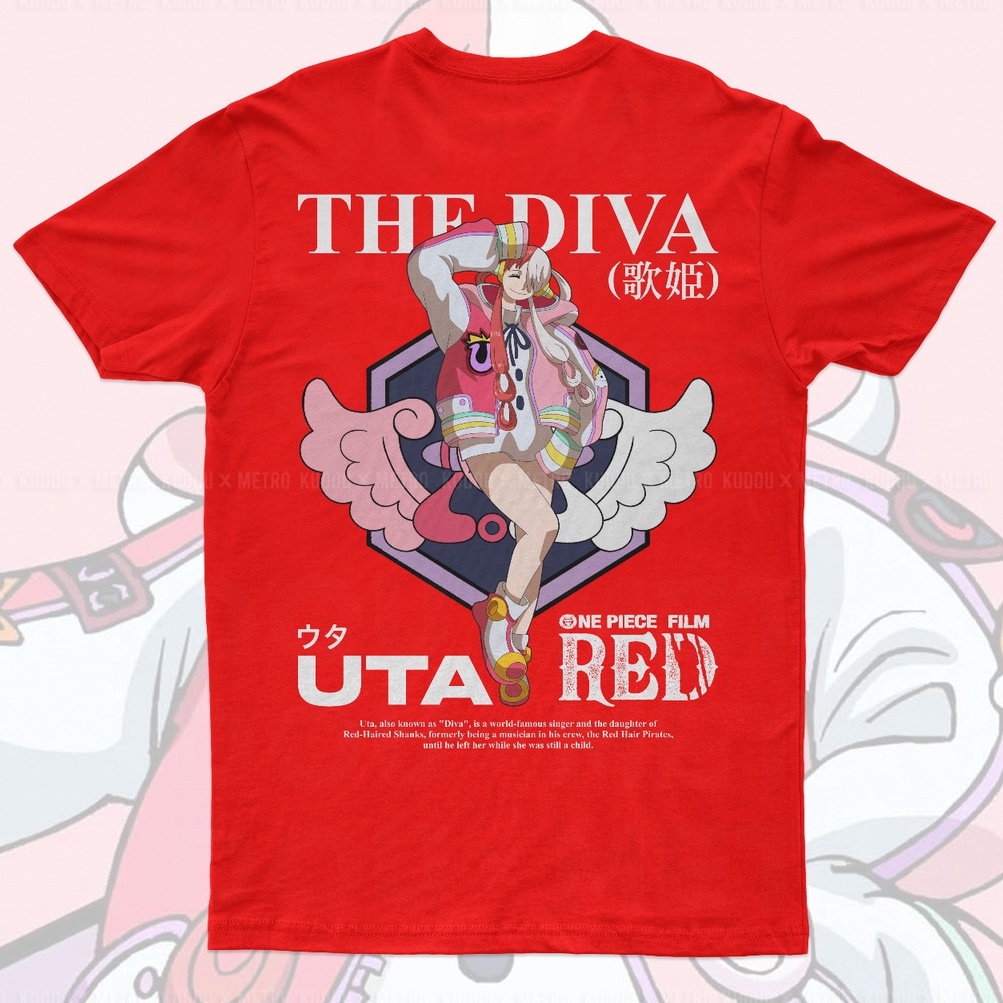 Tshirt Uta Diva Anime Manga One Piece Premium Unisex