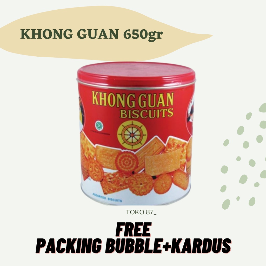 

Khong Guan Assorted Biscuit Kaleng Bundar 650gr