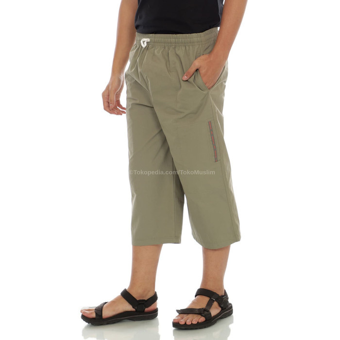 Jual Sirwal Ikhwan Laki-Laki Trendy - Hijau Army Tua Diskon