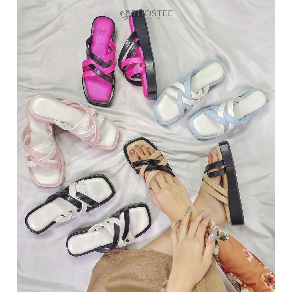 Sandal Platform Wedges Wanita Thostee Jenny RajaKpoip