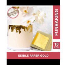 

Edible Paper Gold isi 10pcs