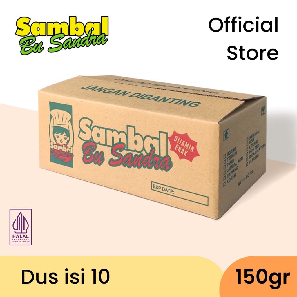 

Paket Hemat Isi 10 Sambal Bu Sandra