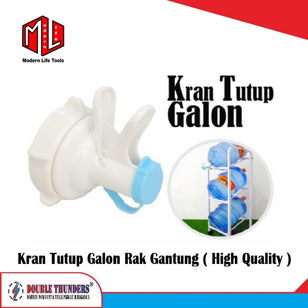 KRAN TUTUP AIR GALON - KRAN RAK BESI GALON SUSUN AIR - RAK DISPENSER