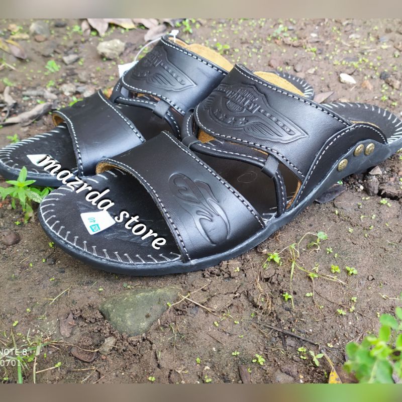 TERMURAH !!! SANDAL KULIT PRIA HARLEY DAVIDSON/SANDAL HD ECER RASA GROSIR/SANDAL /SANDAL PRIA /SANDAL KULIT