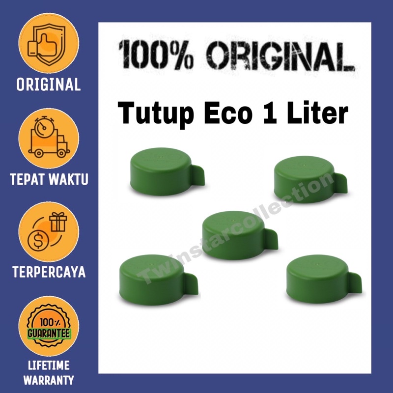 Promo Seal / Tutup Eco Botol 1 Liter / Free BubblewrapTupperware