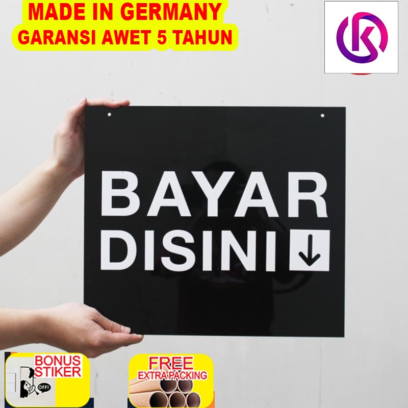 

Promo Sign Signage Bayar Disini / Sign Acrylic Timbul